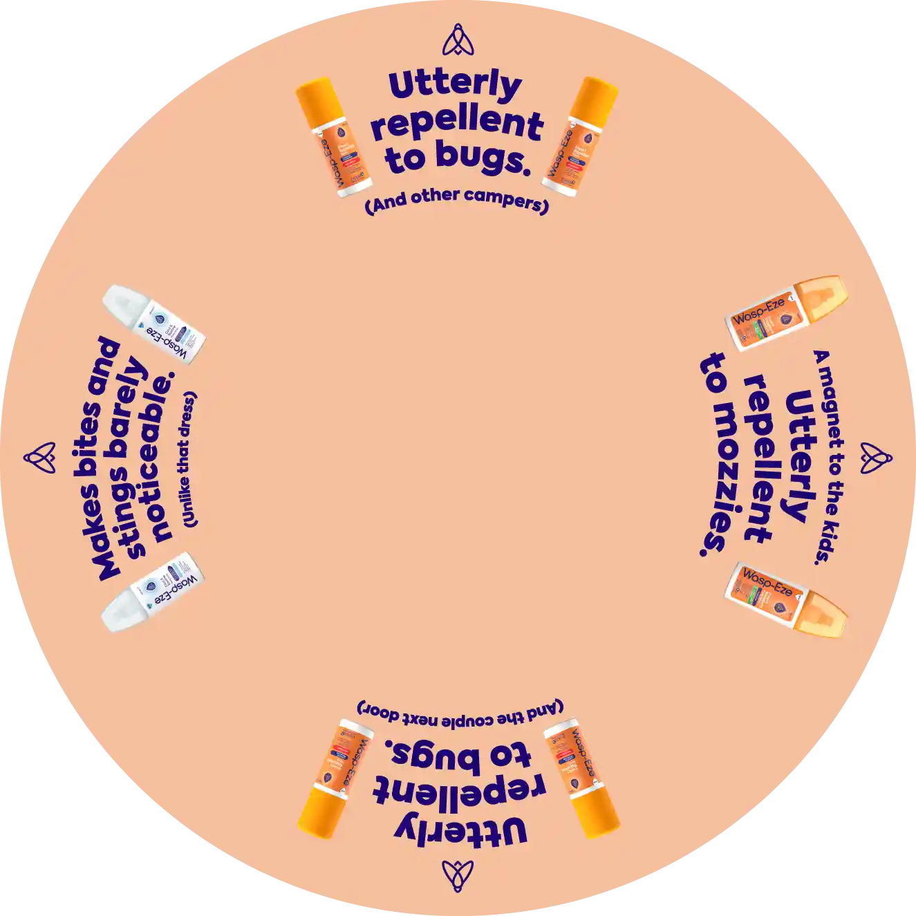 Wasp-eze home page wheel graphic